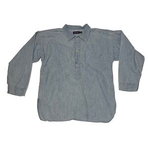 Womans Polo Ralph Lauren Denim Blouse Size 10/Medium